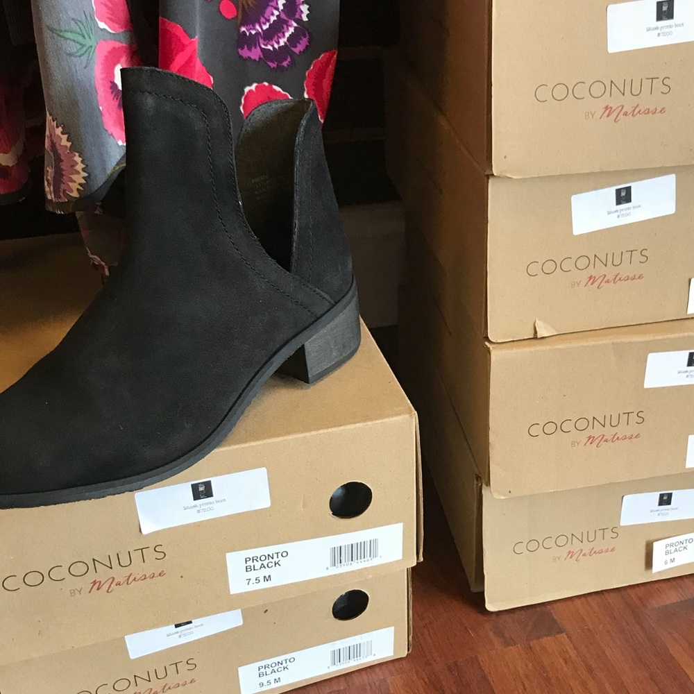 Black short booties a few left!!!!!